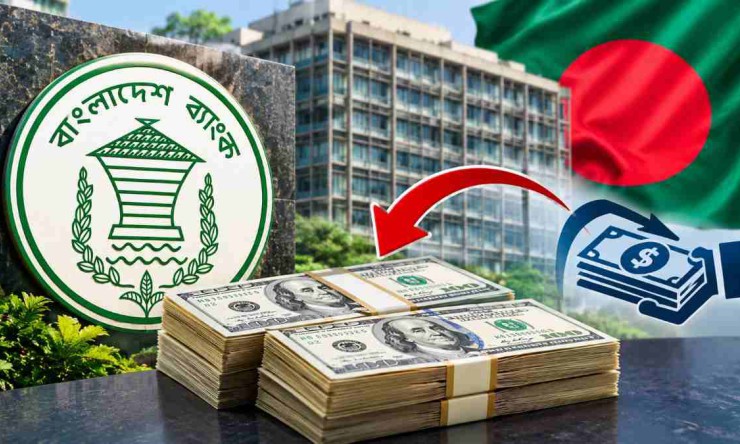 রিজার্ভ থেকে ২ কোটি ডলার বিক্রি করল বাংলাদেশ ব্যাংক
